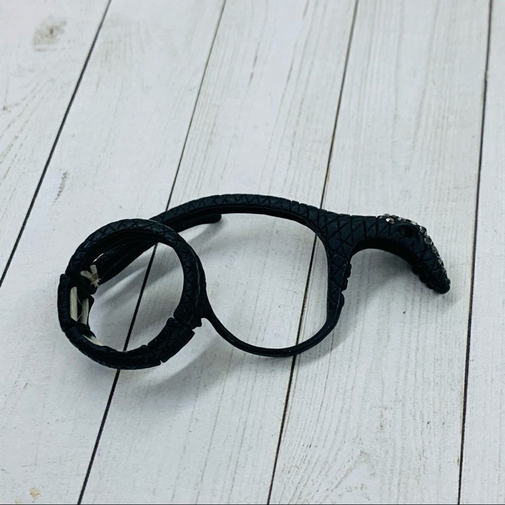 Black Snake Double Ring